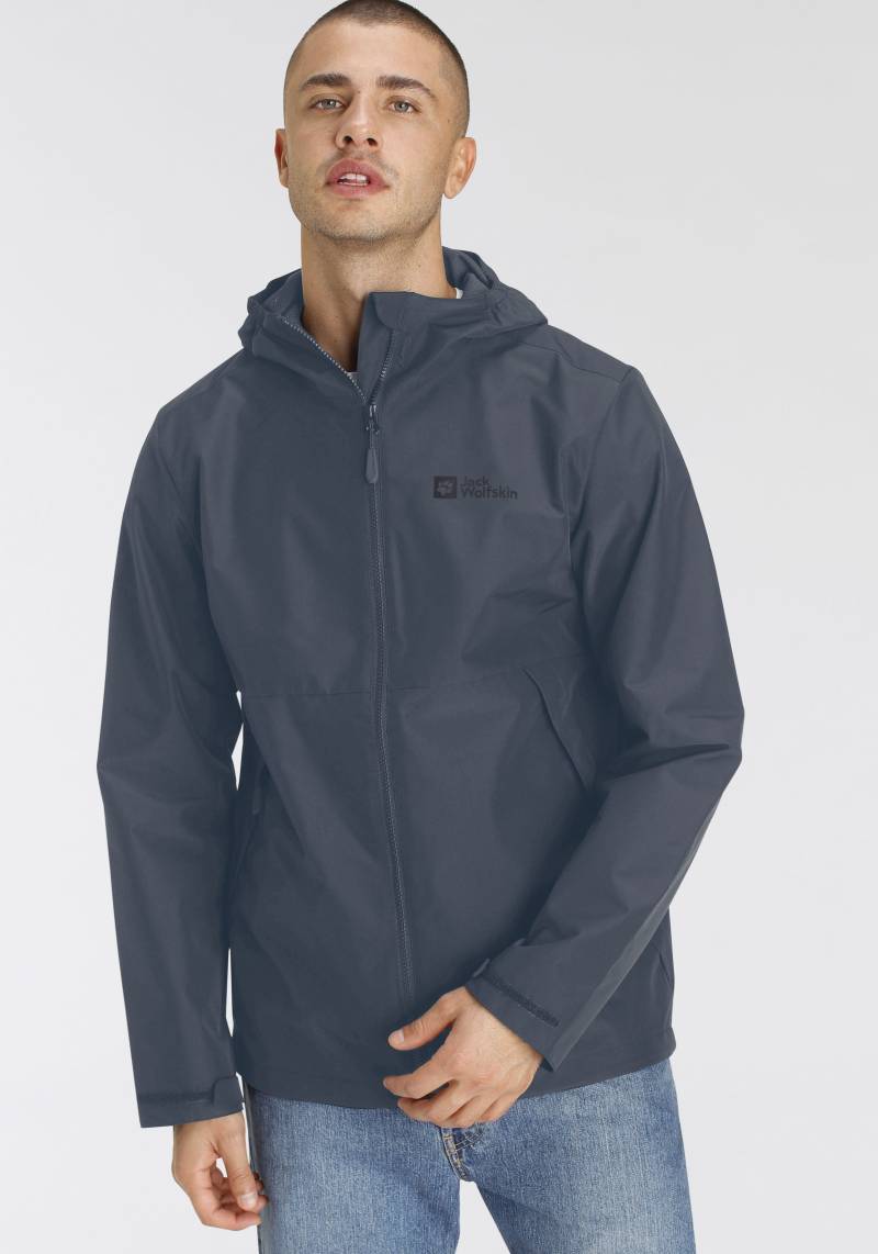 Jack Wolfskin Funktionsjacke »FARWOOD JKT M«, mit Kapuze, Wasserabweisend & Atmungsaktiv & Winddicht von Jack Wolfskin