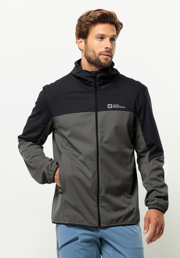 Jack Wolfskin Softshelljacke »FELDBERG HOODY M«, mit Kapuze von Jack Wolfskin