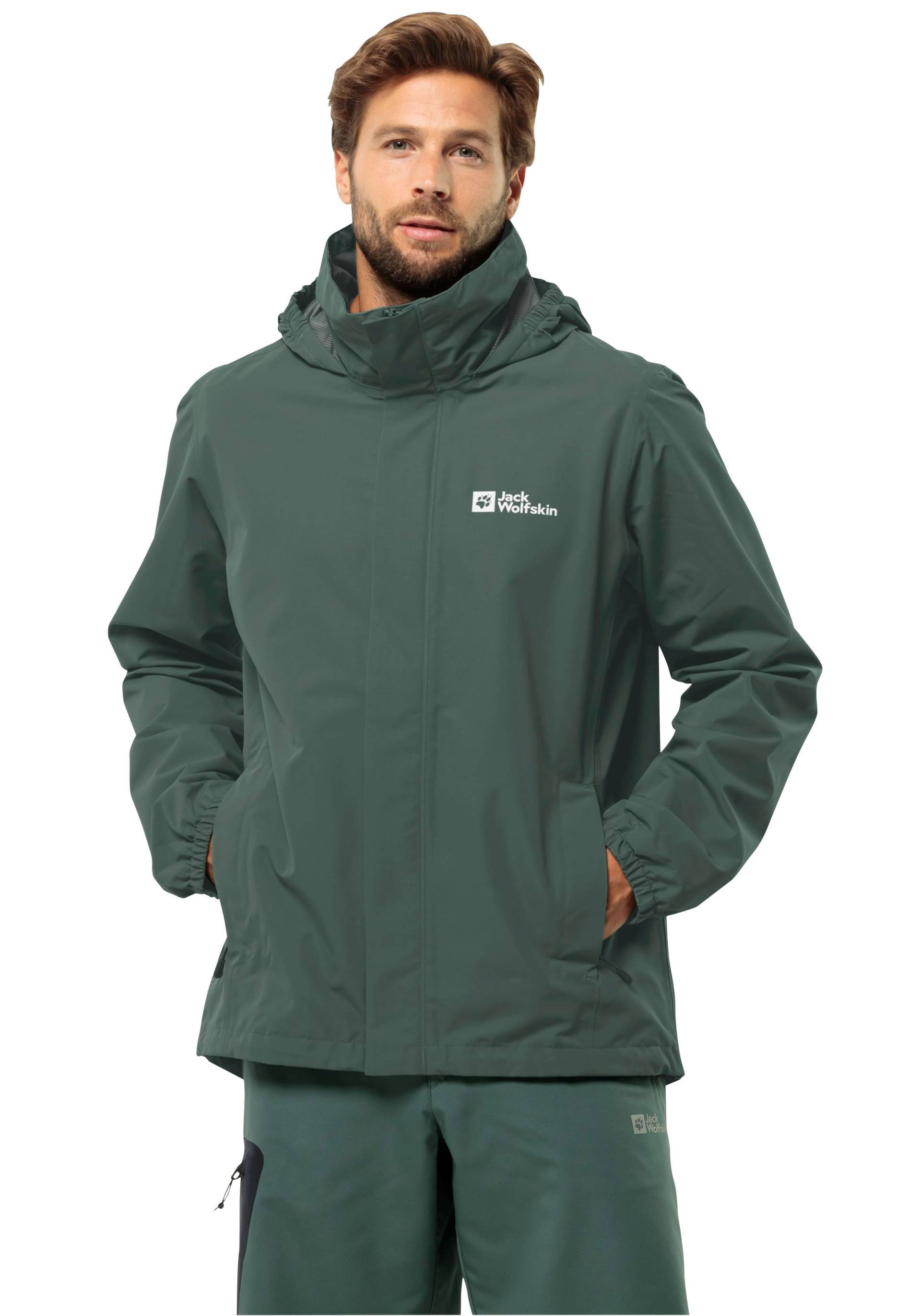 Jack Wolfskin Funktionsjacke »STORMY POINT 2L JKT M«, mit Kapuze, Wasserabweisend & Winddicht & Atmungsaktiv von Jack Wolfskin