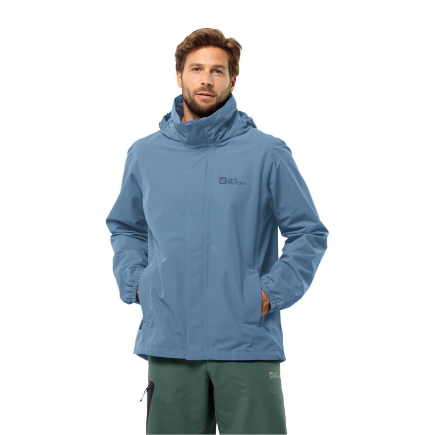 Jack Wolfskin Funktionsjacke »STORMY POINT 2L JKT M«, mit Kapuze, Wasserabweisend & Winddicht & Atmungsaktiv von Jack Wolfskin