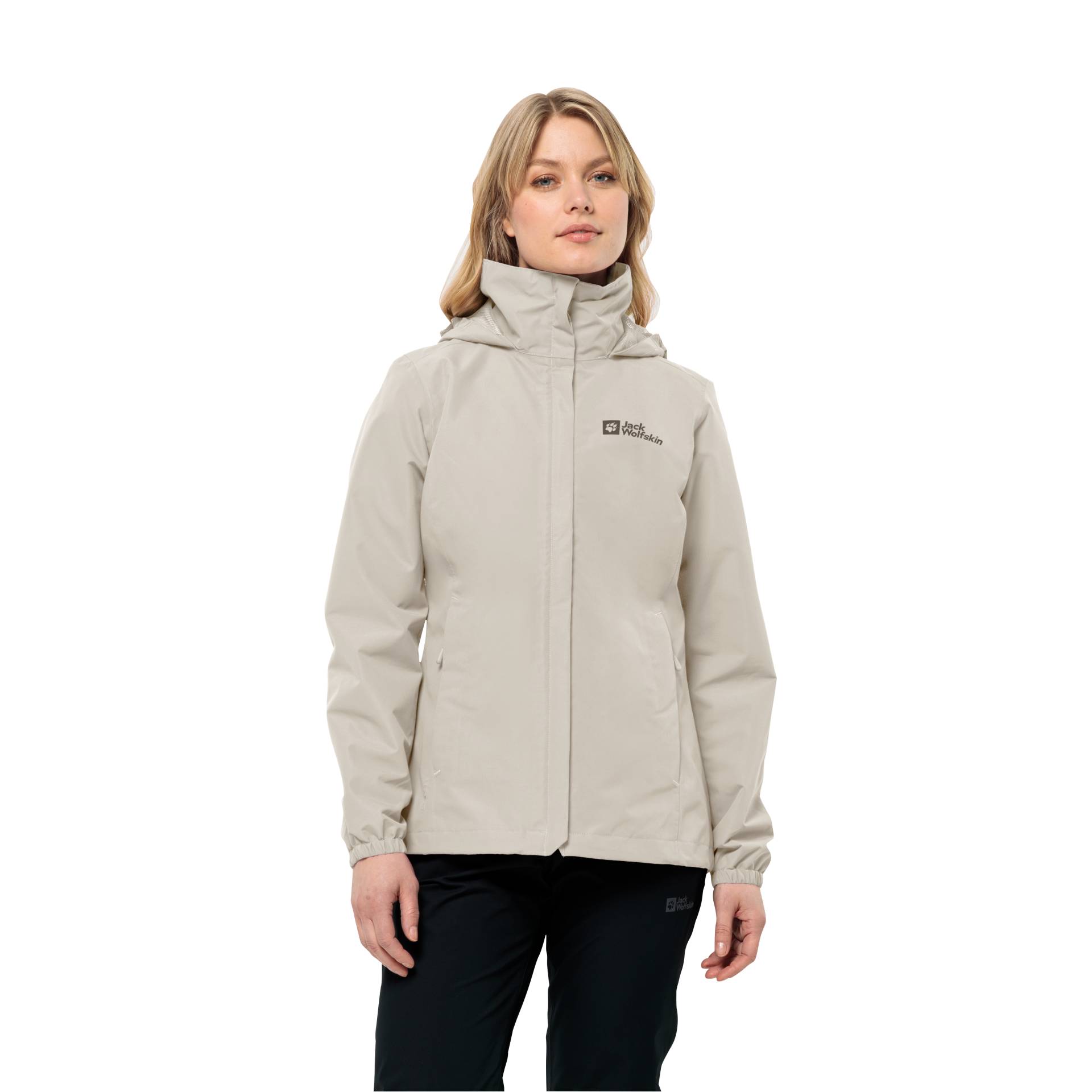 Jack Wolfskin Funktionsjacke »STORMY POINT 2L JKT W«, mit Kapuze, mit verstaubarer Kapuze von Jack Wolfskin