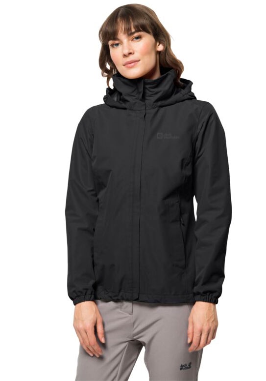 Jack Wolfskin Funktionsjacke »STORMY POINT 2L JKT W«, mit Kapuze, mit verstaubarer Kapuze von Jack Wolfskin