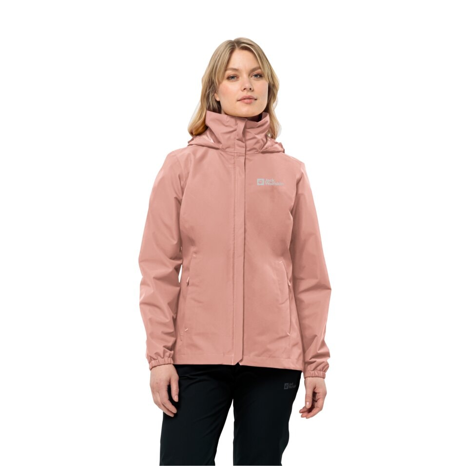 Jack Wolfskin Funktionsjacke »STORMY POINT 2L JKT W«, mit Kapuze, mit verstaubarer Kapuze von Jack Wolfskin