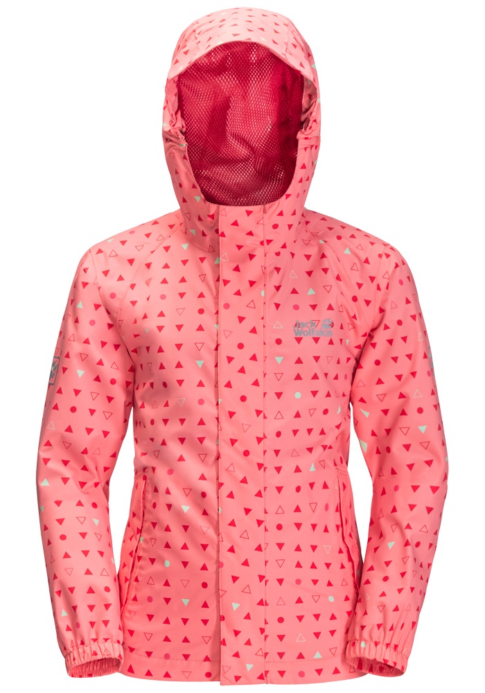 Jack Wolfskin Funktionsjacke »TUCAN DOTTED JACKET KIDS«, mit Kapuze von Jack Wolfskin