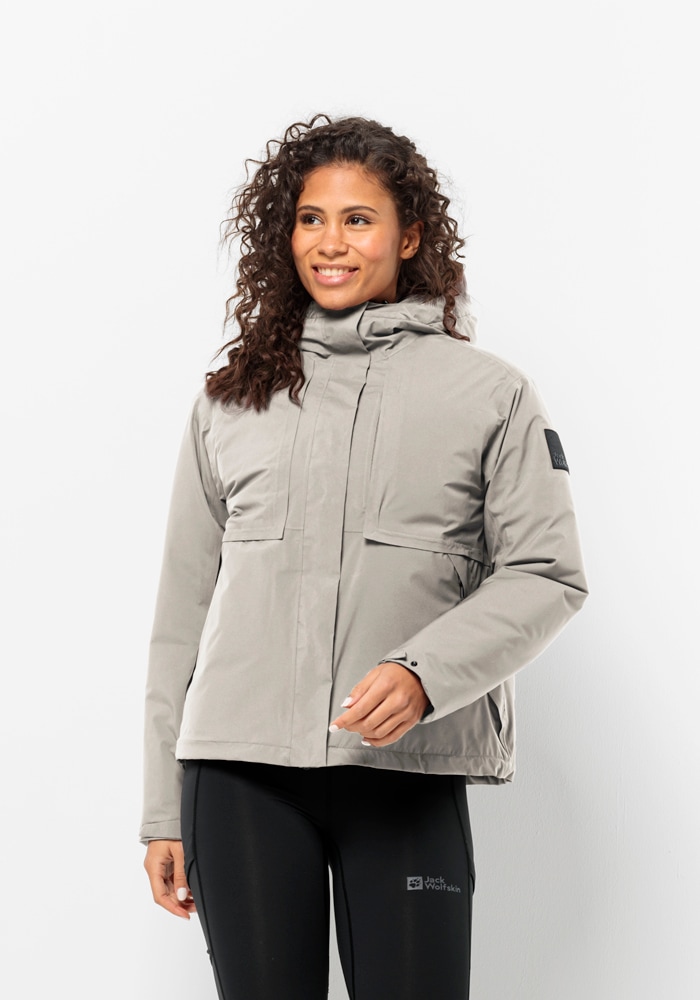 Jack Wolfskin Funktionsjacke »WANDERMOOD JKT W«, mit Kapuze von Jack Wolfskin