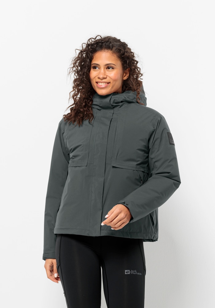 Jack Wolfskin Funktionsjacke »WANDERMOOD JKT W«, mit Kapuze von Jack Wolfskin