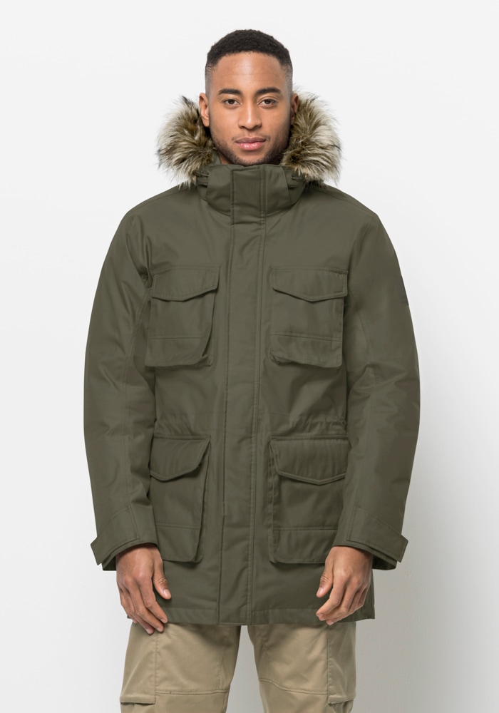 Jack Wolfskin Funktionsparka »WINTERFROST DOWN PARKA M«, mit Kapuze von Jack Wolfskin