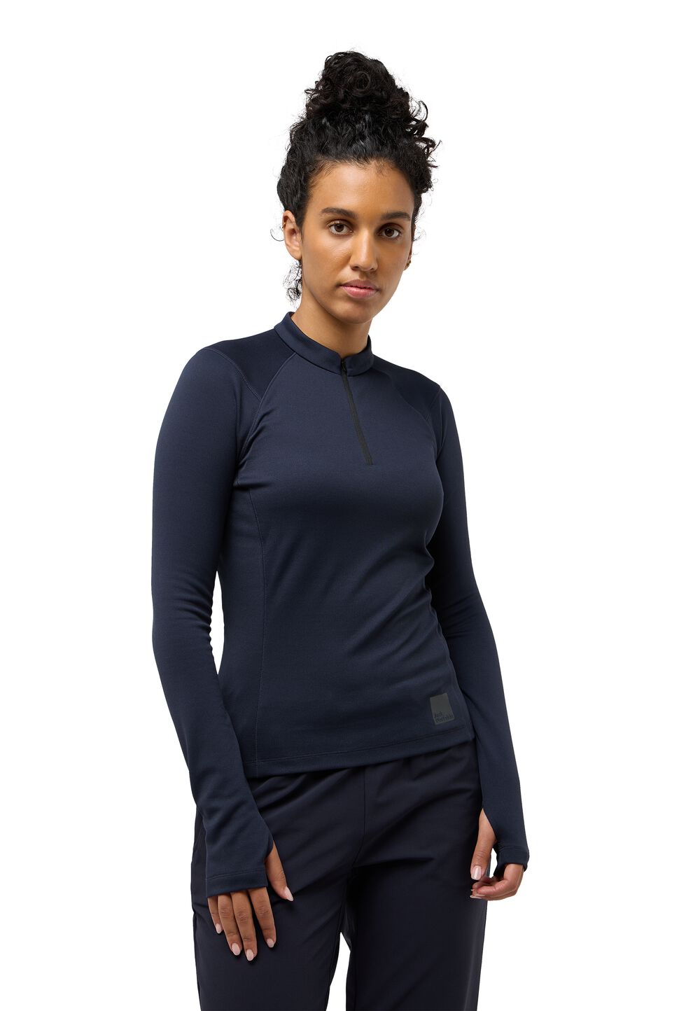 Jack Wolfskin Funktionsshirt Damen Bike Commute HZ Women M dark navy dark navy von Jack Wolfskin