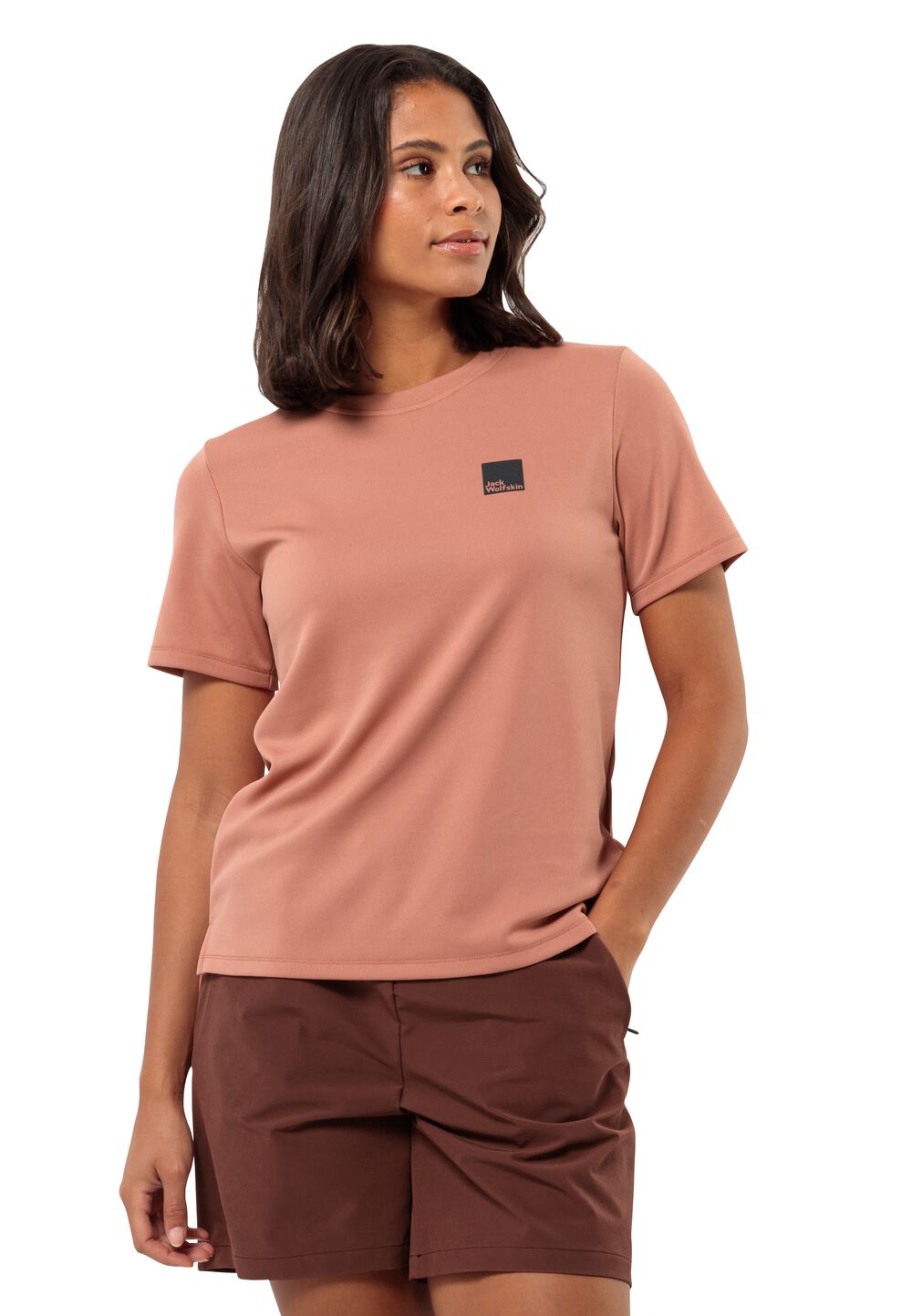 Jack Wolfskin Funktionsshirt Damen Bike Commute T-Shirt Women L astro dust Astro Dust von Jack Wolfskin