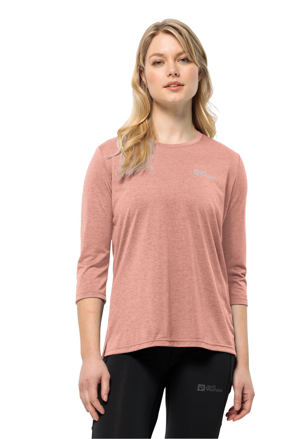 Jack Wolfskin Funktionsshirt Damen Crosstrail 3/4 T-Shirt Women L braun rose dawn von Jack Wolfskin