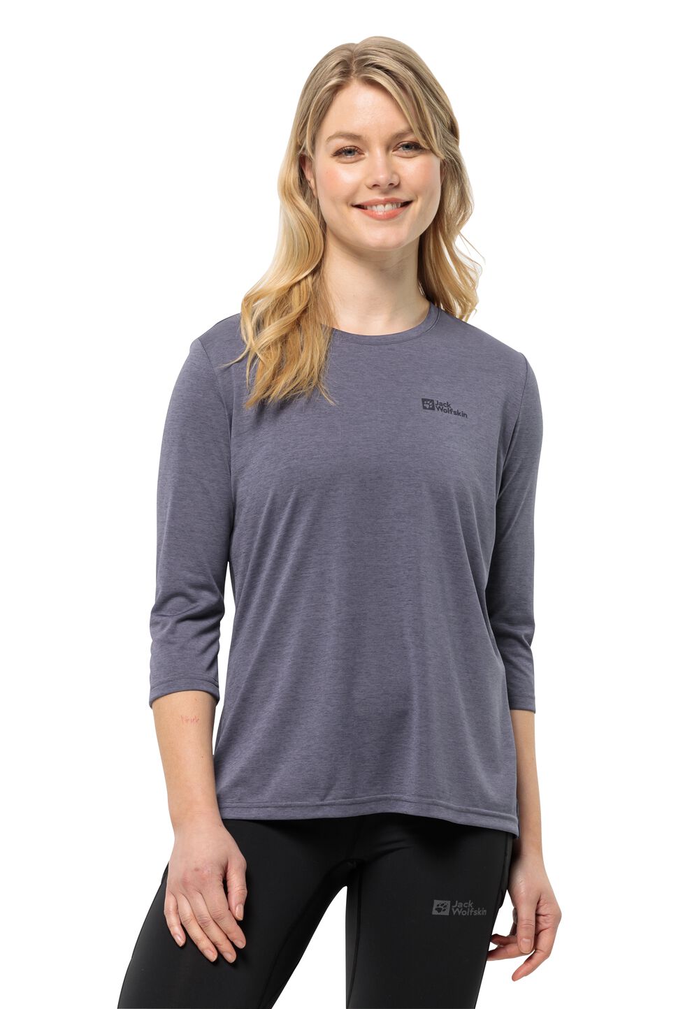 Jack Wolfskin Funktionsshirt Damen Crosstrail 3/4 T-Shirt Women L dolphin dolphin von Jack Wolfskin