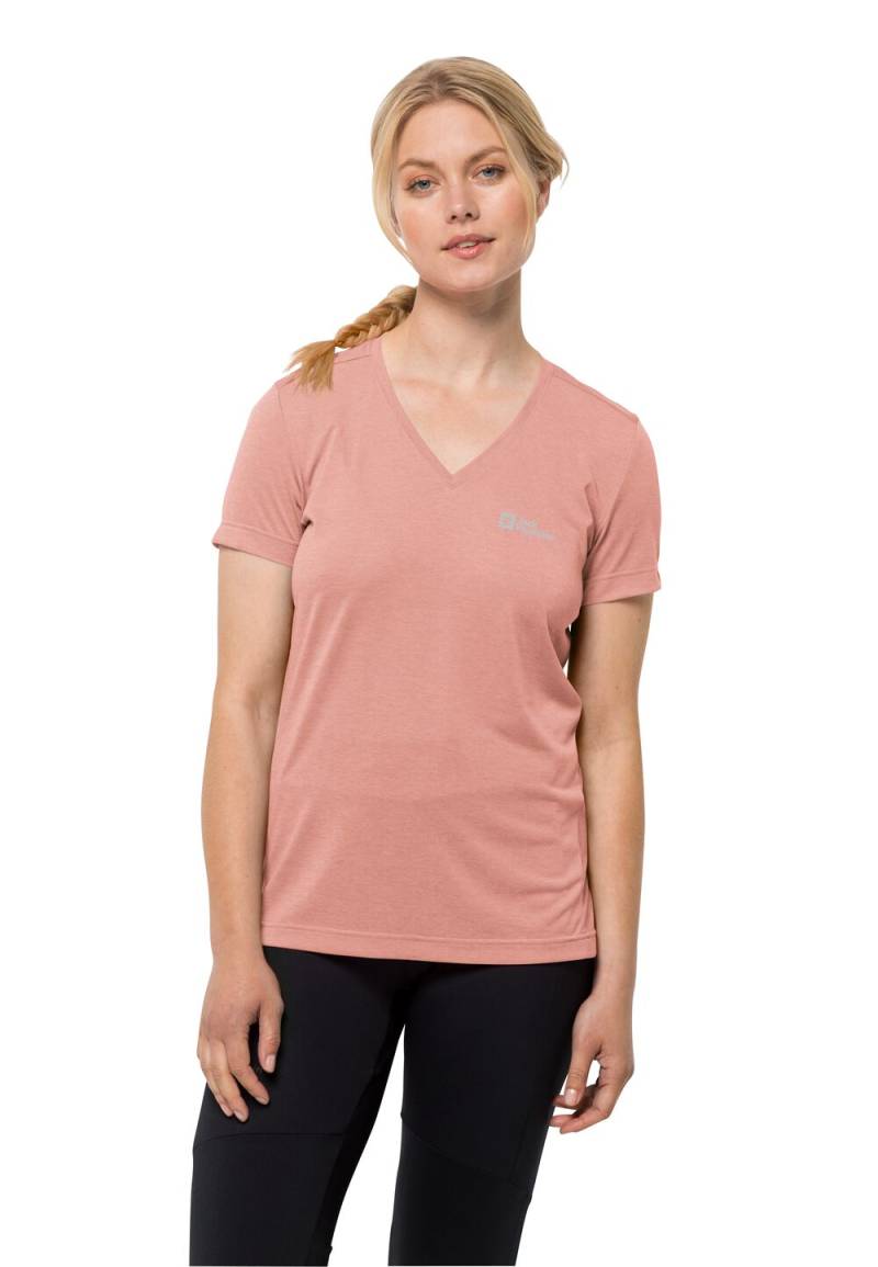 Jack Wolfskin Funktionsshirt Damen Crosstrail T-Shirt Women L rose dawn Rose Dawn von Jack Wolfskin