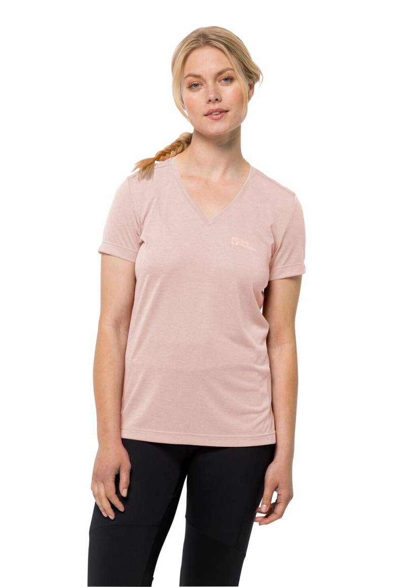 Jack Wolfskin Funktionsshirt Damen Crosstrail T-Shirt Women S rose smoke rose smoke von Jack Wolfskin