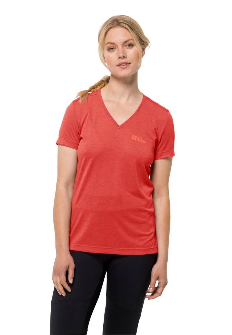 Jack Wolfskin Funktionsshirt Damen Crosstrail T-Shirt Women XS tango orange tango orange von Jack Wolfskin