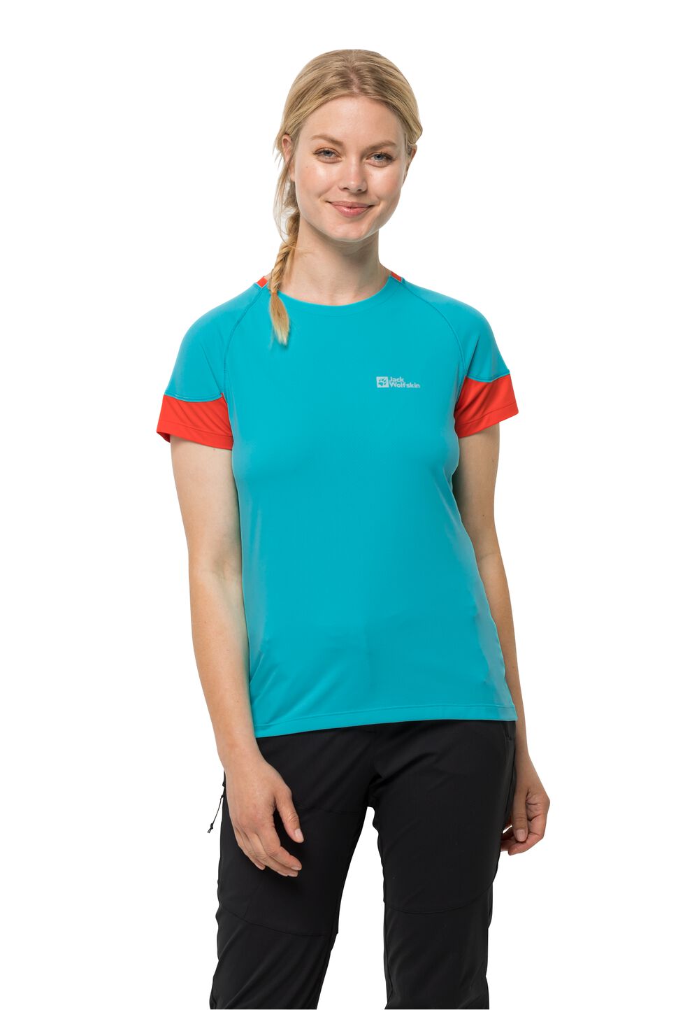 Jack Wolfskin Funktionsshirt Damen Narrows T-Shirt Women L scuba scuba von Jack Wolfskin