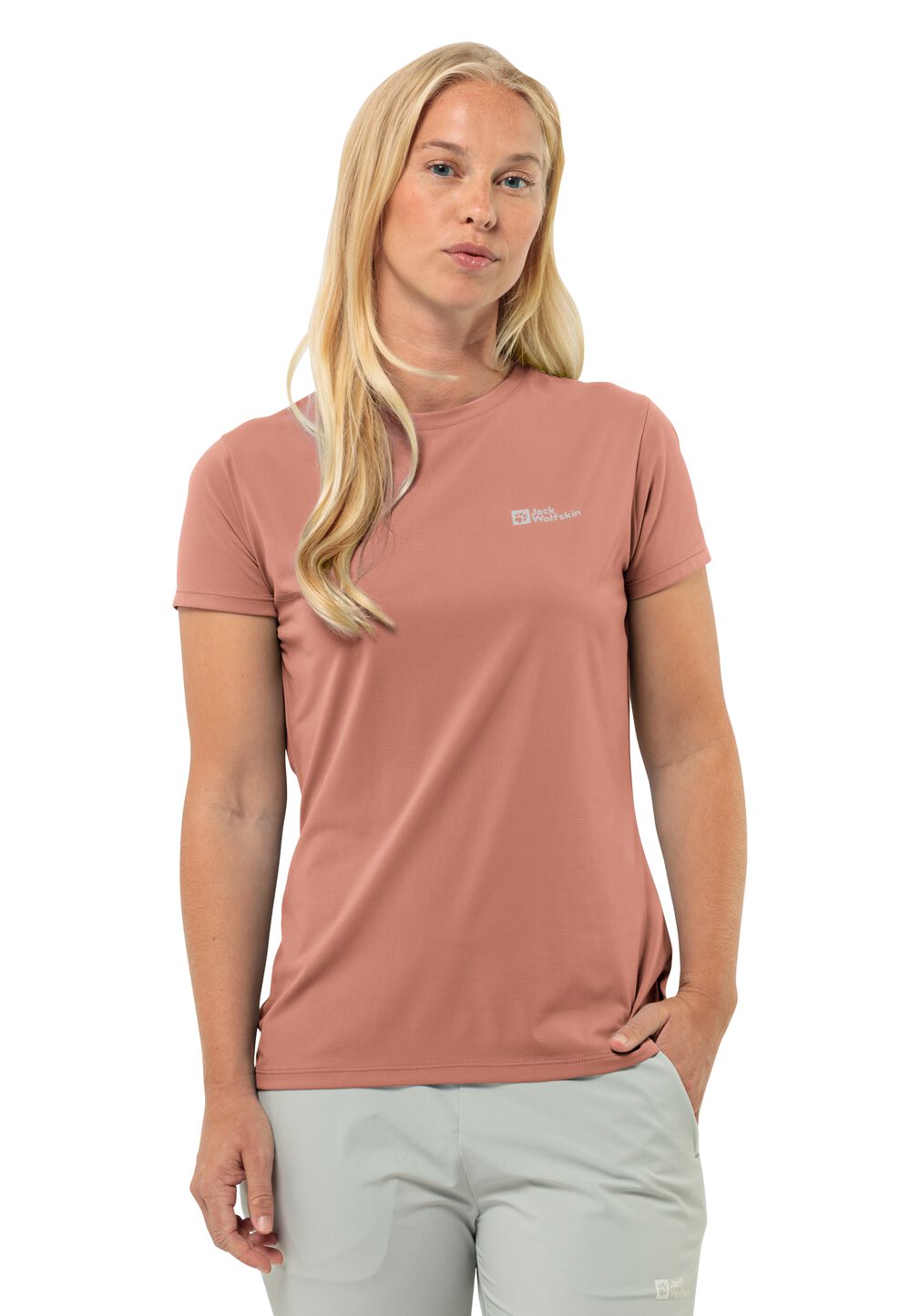 Jack Wolfskin Funktionsshirt Damen Prelight Trail T-Shirt Women XS braun astro dust von Jack Wolfskin