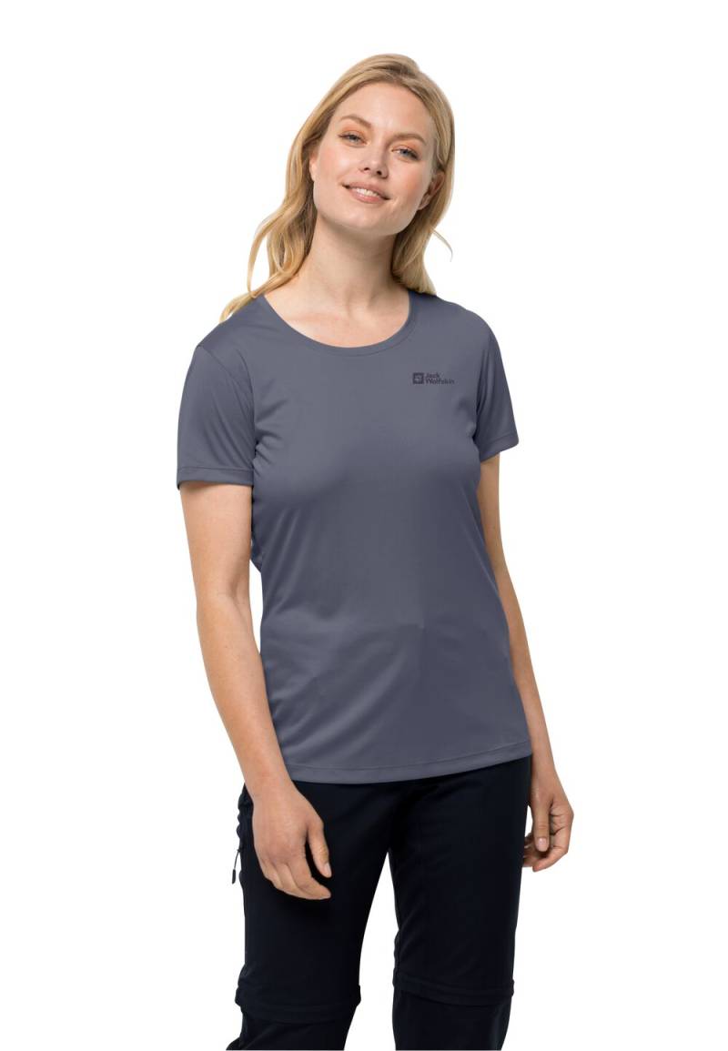 Jack Wolfskin Funktionsshirt Damen Tech T-Shirt Women L dolphin dolphin von Jack Wolfskin