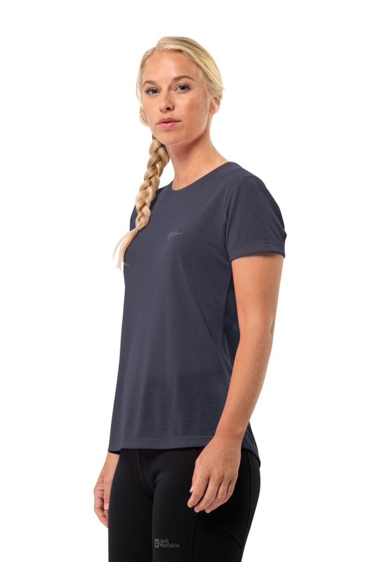 Jack Wolfskin Funktionsshirt Damen Vonnan S/S T-Shirt Women S graphite graphite von Jack Wolfskin