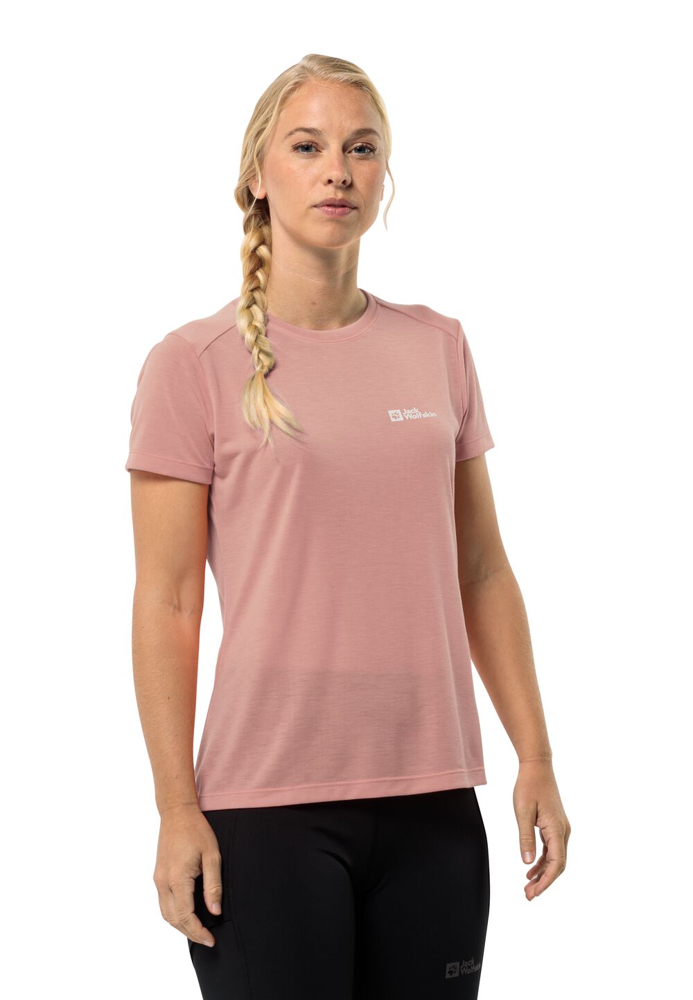 Jack Wolfskin Funktionsshirt Damen Vonnan S/S T-Shirt Women XL braun rose dawn von Jack Wolfskin