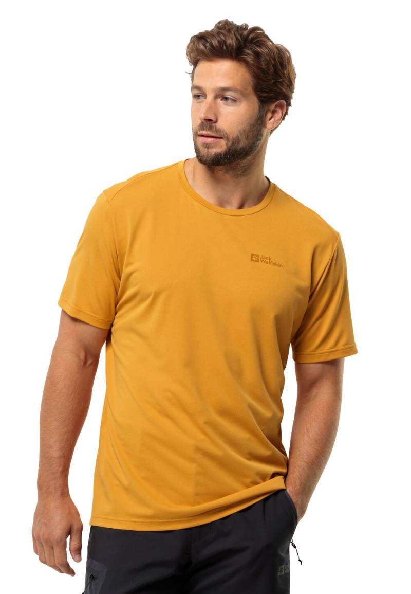 Jack Wolfskin Funktionsshirt Herren Delgami S|S Men L curry Curry von Jack Wolfskin