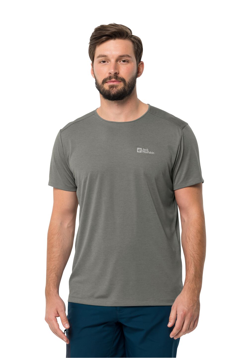 Jack Wolfskin Funktionsshirt Herren JWP T-Shirt Men S gecko green gecko green von Jack Wolfskin