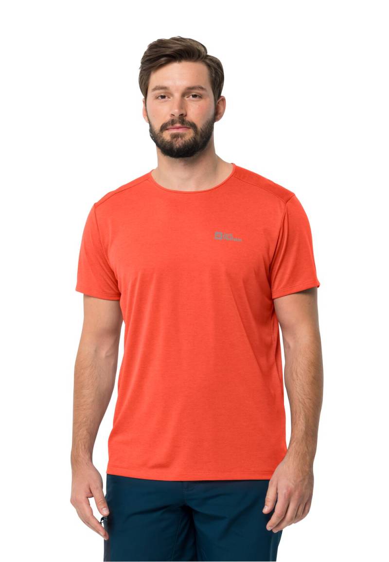 Jack Wolfskin Funktionsshirt Herren JWP T-Shirt Men S rot strong red von Jack Wolfskin