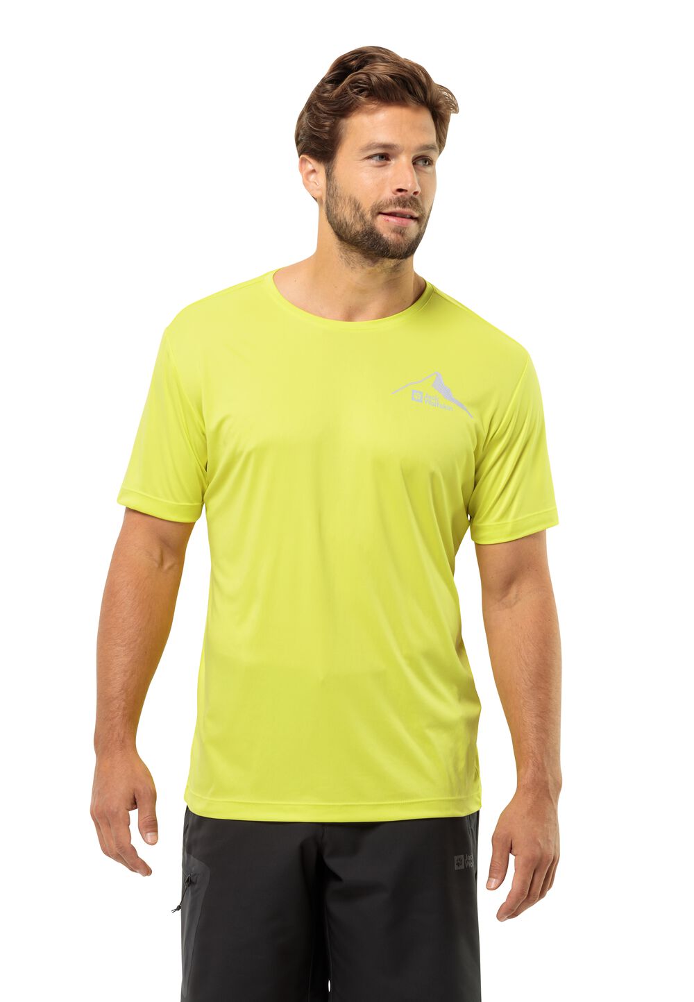 Jack Wolfskin Funktionsshirt Herren Peak Graphic T-Shirt Men XL orange firefly von Jack Wolfskin