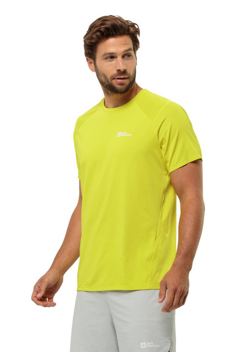 Jack Wolfskin Funktionsshirt Herren Prelight Chill T-Shirt Men L firefly Firefly von Jack Wolfskin