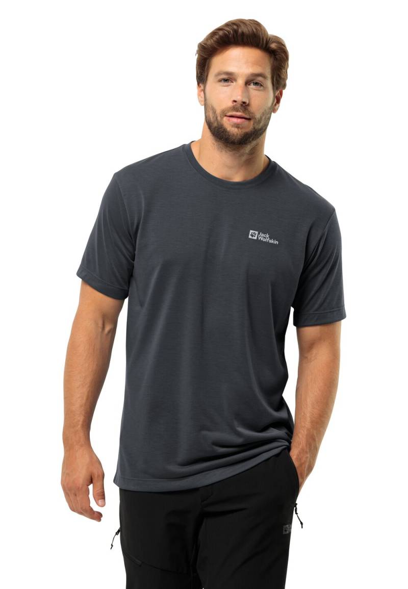 Jack Wolfskin Funktionsshirt Herren Vonnan S|S T-Shirt Men S phantom Phantom von Jack Wolfskin