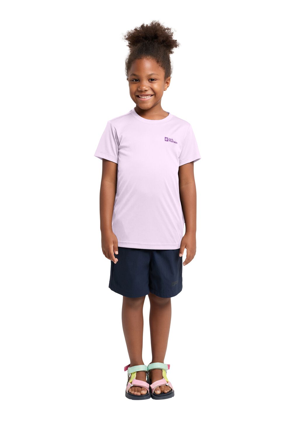 Jack Wolfskin Funktionsshirt Kinder Active Solid T-Shirt Kids 140 pale lavendar Pale Lavendar von Jack Wolfskin