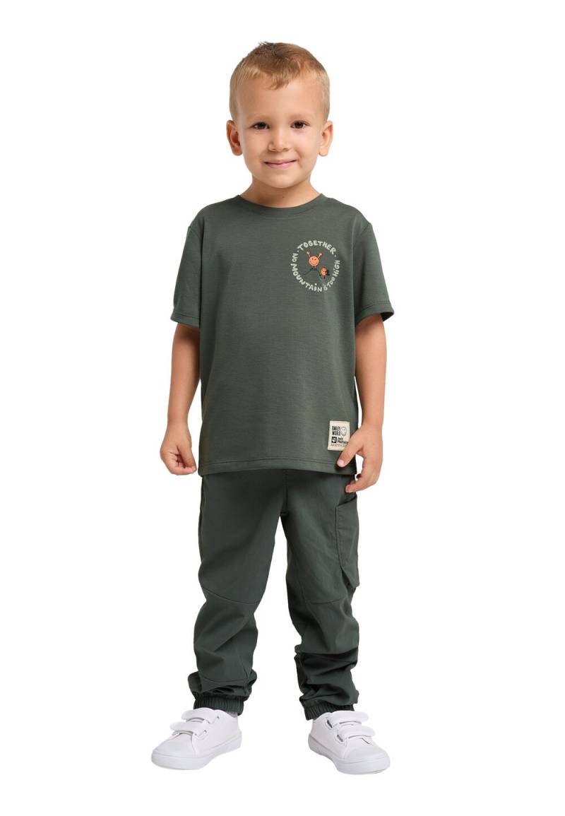 Jack Wolfskin Funktionsshirt Kinder Smileyworld Together T-Shirt Kids 92 slate green slate green von Jack Wolfskin