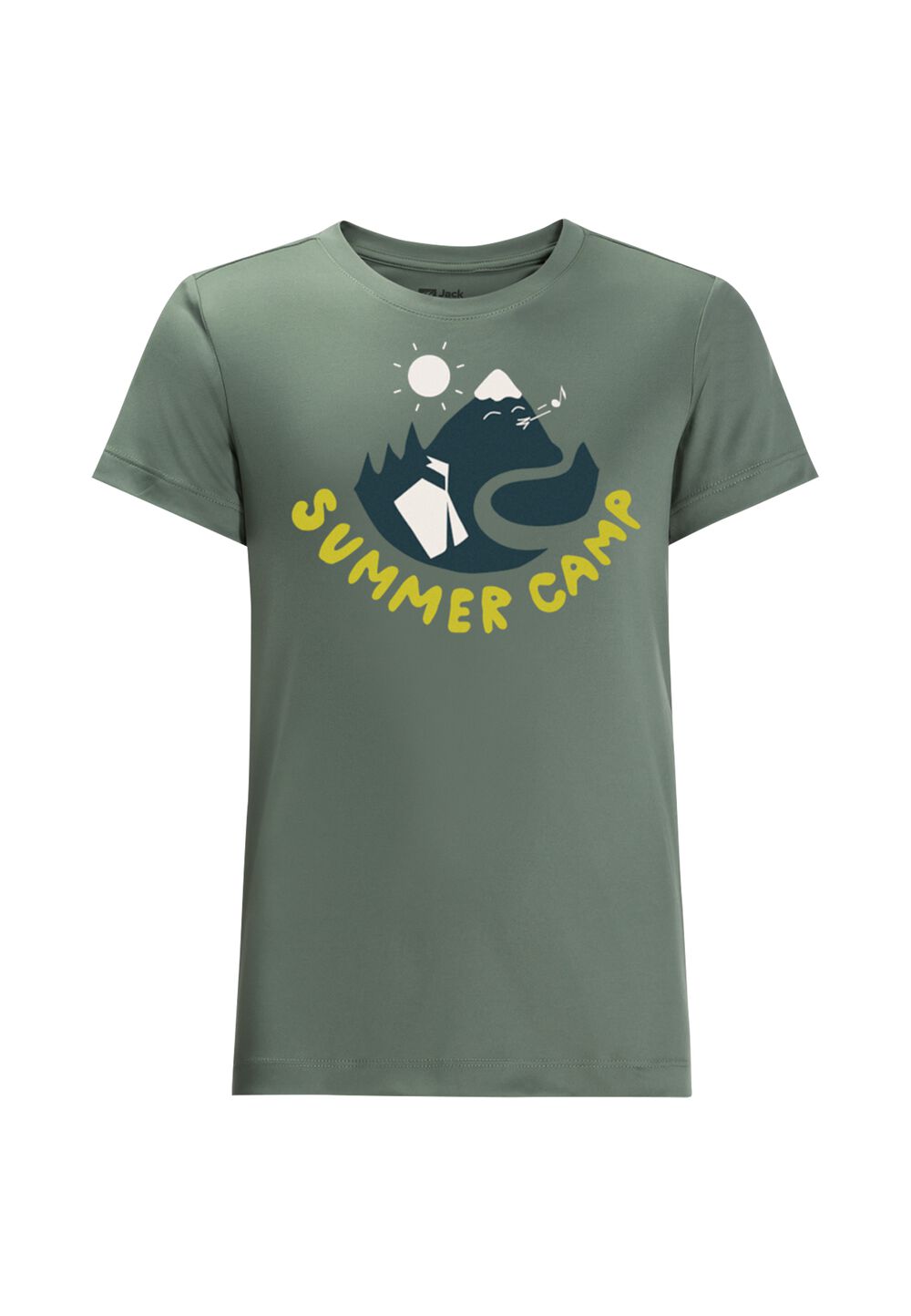 Jack Wolfskin Funktionsshirt Kinder Summer Camp T-Shirt Kids 92 hedge green hedge green von Jack Wolfskin