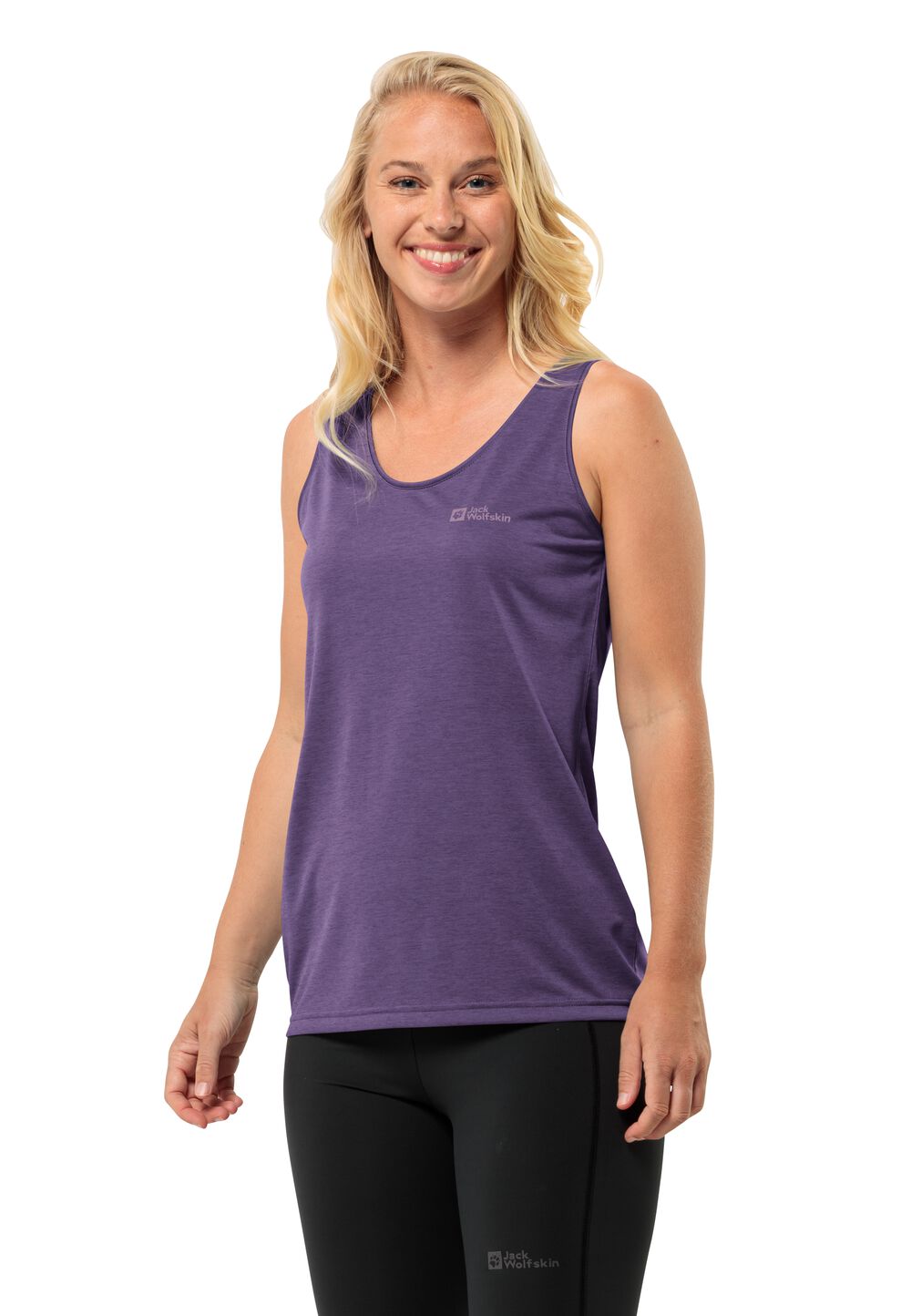 Jack Wolfskin Funktionstop Damen Crosstrail Tank Women L ultraviolet Ultraviolet von Jack Wolfskin