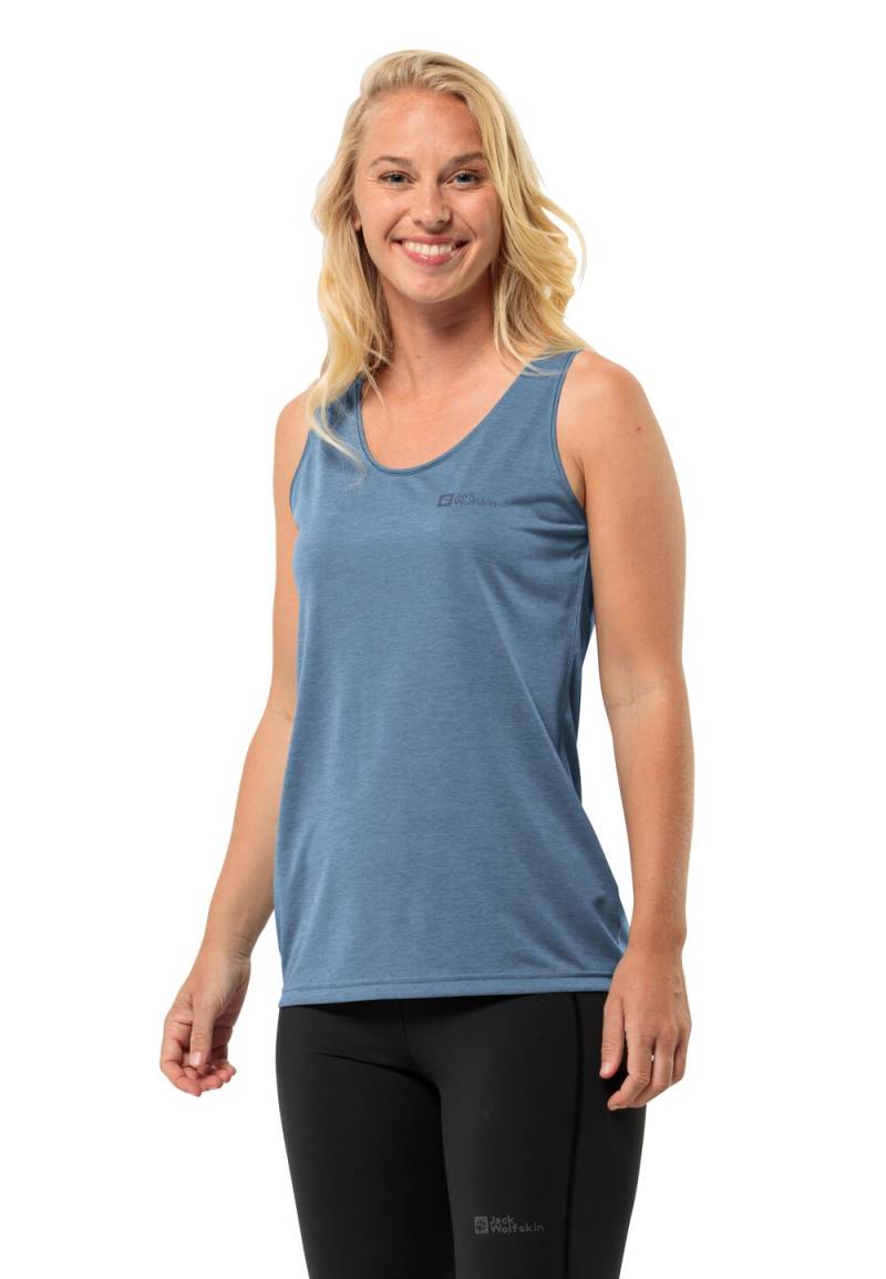 Jack Wolfskin Funktionstop Damen Crosstrail Tank Women S elemental blue Elemental Blue von Jack Wolfskin