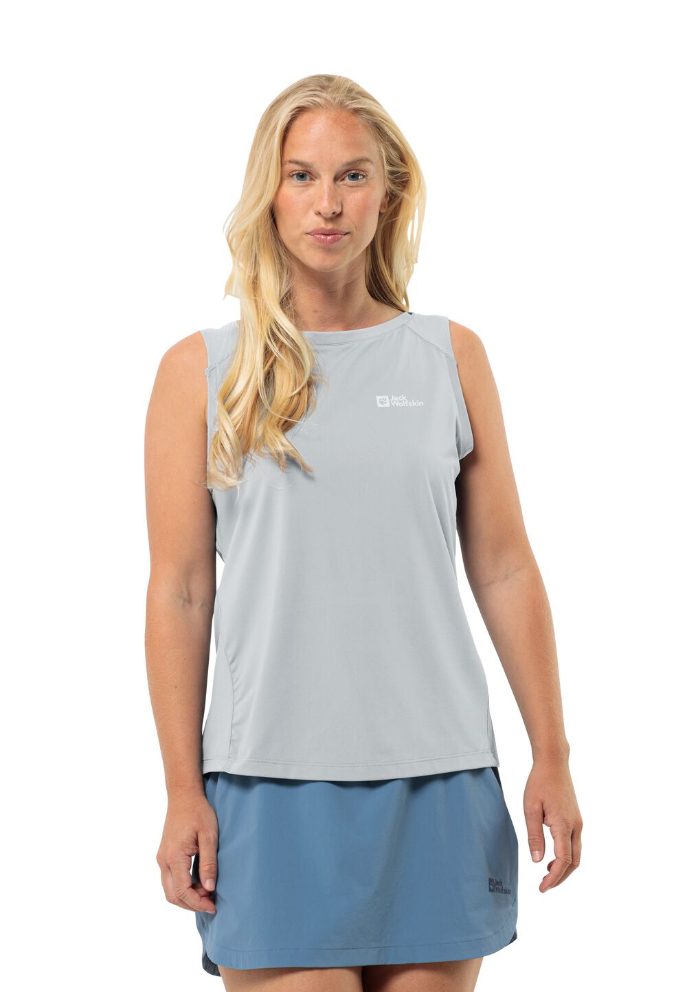 Jack Wolfskin Funktionstop Damen Prelight Chill Tank Women L cool grey Cool Grey von Jack Wolfskin