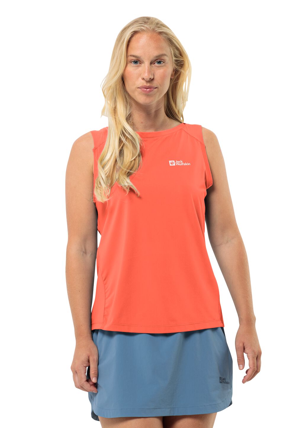 Jack Wolfskin Funktionstop Damen Prelight Chill Tank Women XS digital orange Digital Orange von Jack Wolfskin