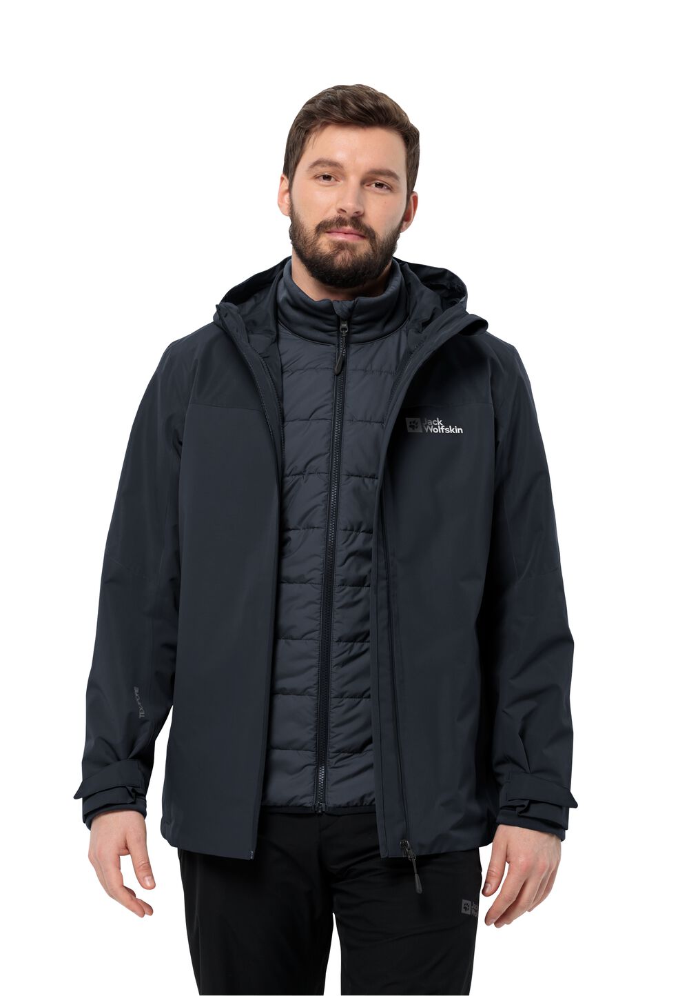Jack Wolfskin Glaabach 3in1 Jacket Men M blau night blue Jack Wolfskin Glaabach 3in1 Jacket Men M blau night blue von Jack Wolfskin