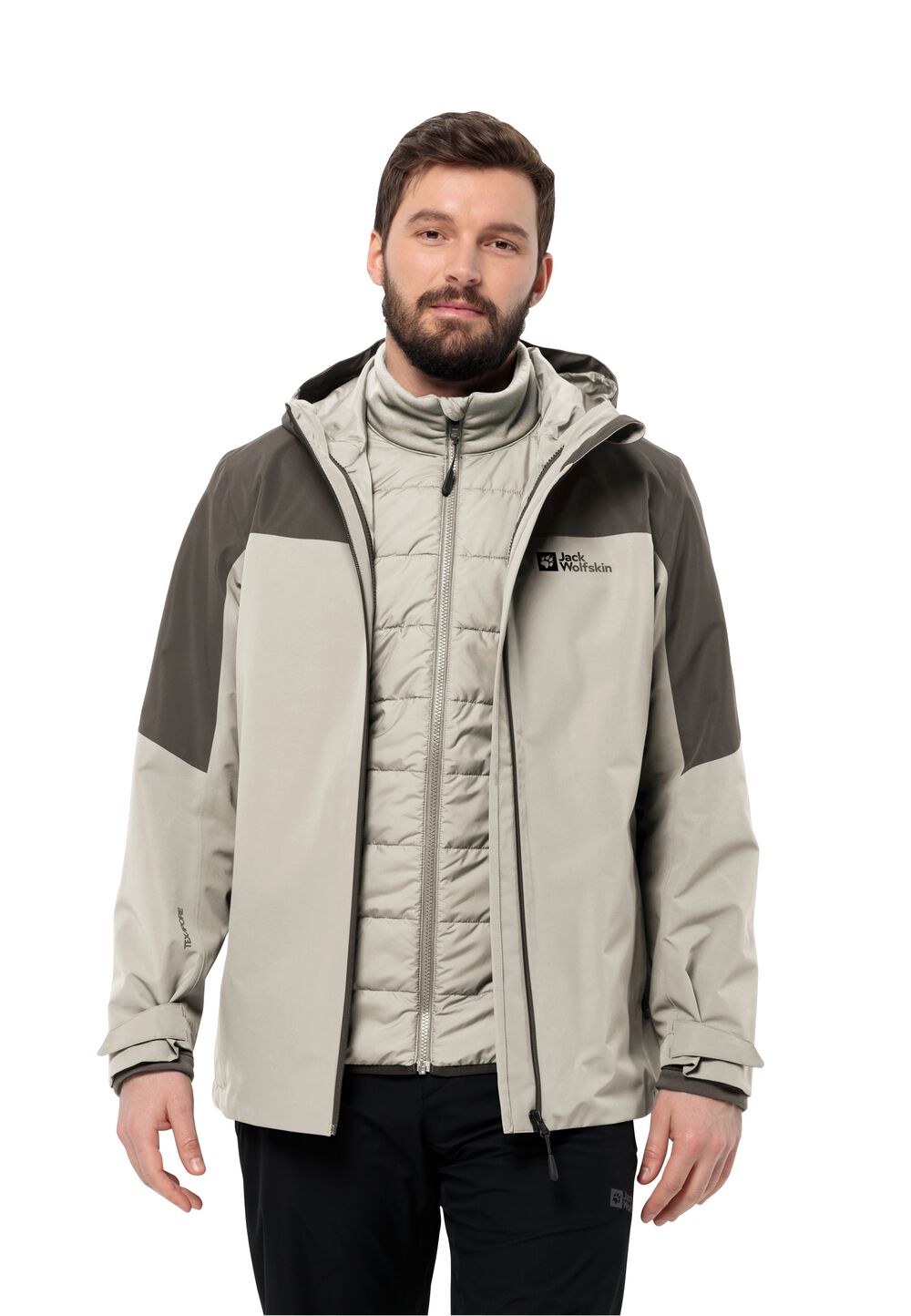 Jack Wolfskin Glaabach 3in1 Jacket Men XL seal seal Jack Wolfskin Glaabach 3in1 Jacket Men XL seal seal von Jack Wolfskin