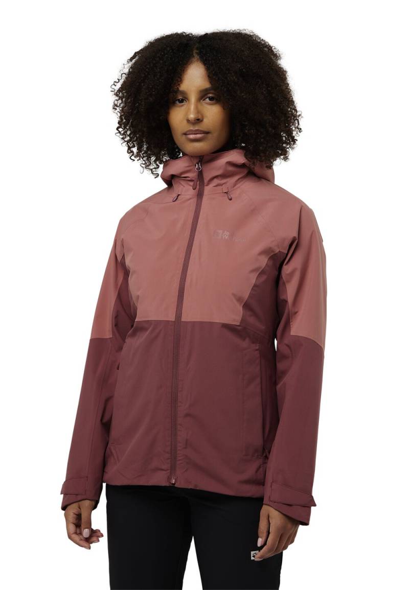 Jack Wolfskin Glaabach 3in1 Jacket Women XS red ochre red ochre von Jack Wolfskin