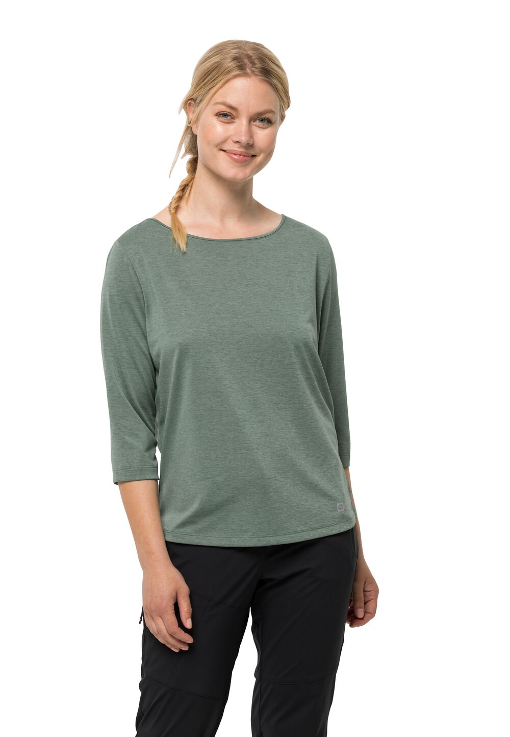 Jack Wolfskin Halbarm Funktionsshirt Damen JWP 3/4 T-Shirt Women S picnic green picnic green von Jack Wolfskin