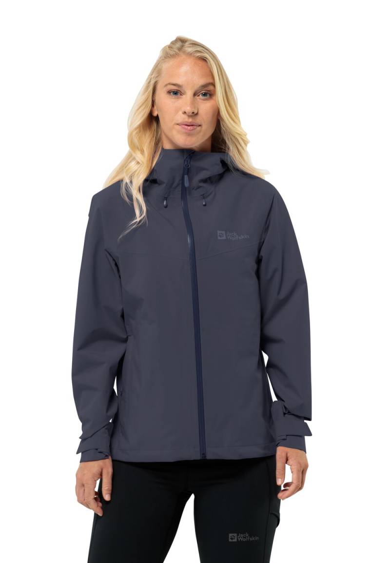 Jack Wolfskin Hardshell-Regenjacke Damen Highest Peak 3L Jacket Women M graphite Graphite von Jack Wolfskin