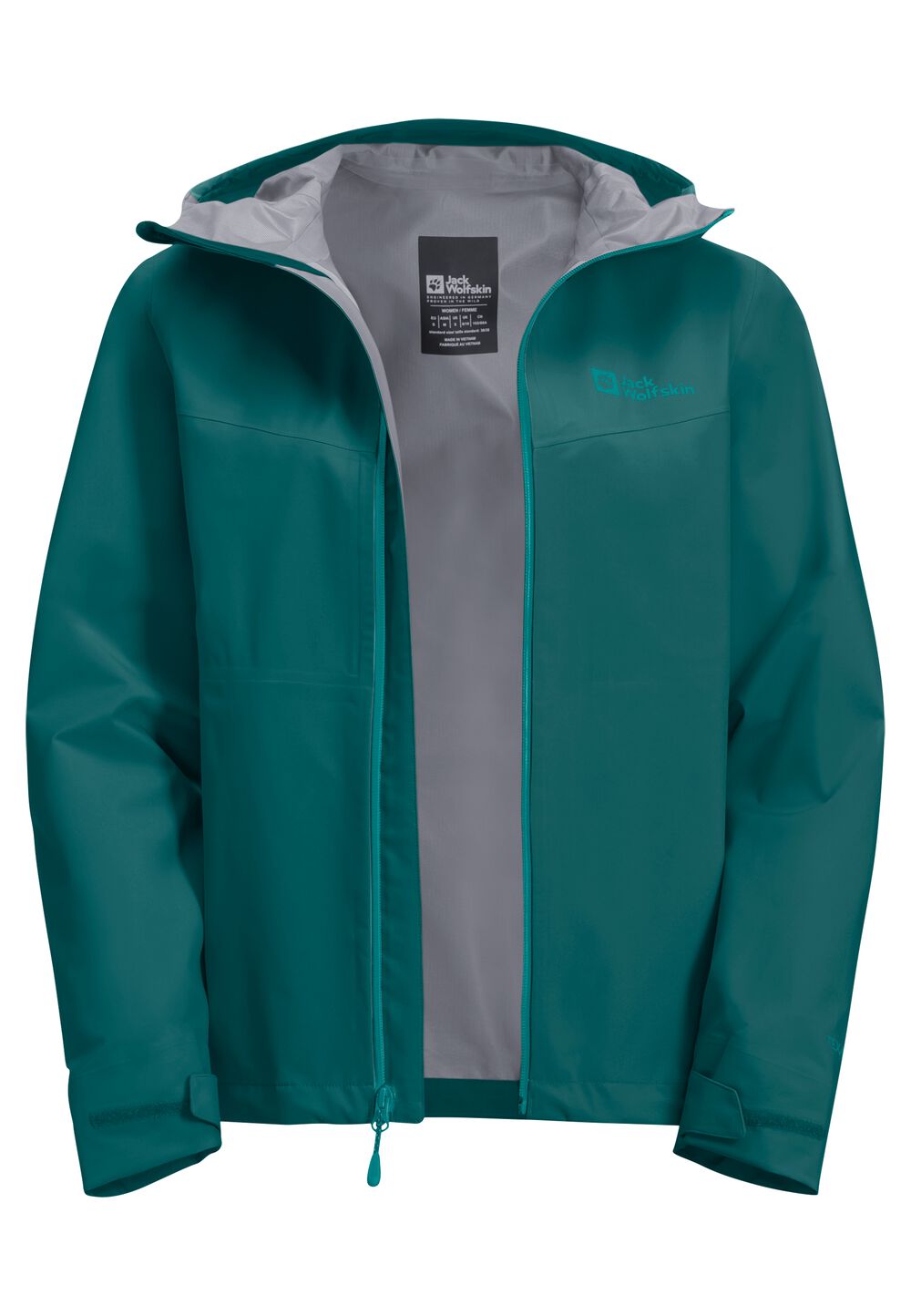 Jack Wolfskin Hardshell-Regenjacke Damen Highest Peak 3L Jacket Women S sea green sea green von Jack Wolfskin