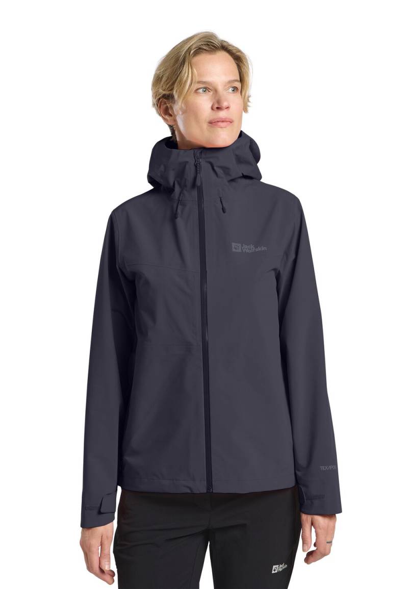 Jack Wolfskin Hardshell-Regenjacke Damen Highest Peak 3L Jacket Women XS graphite Graphite von Jack Wolfskin