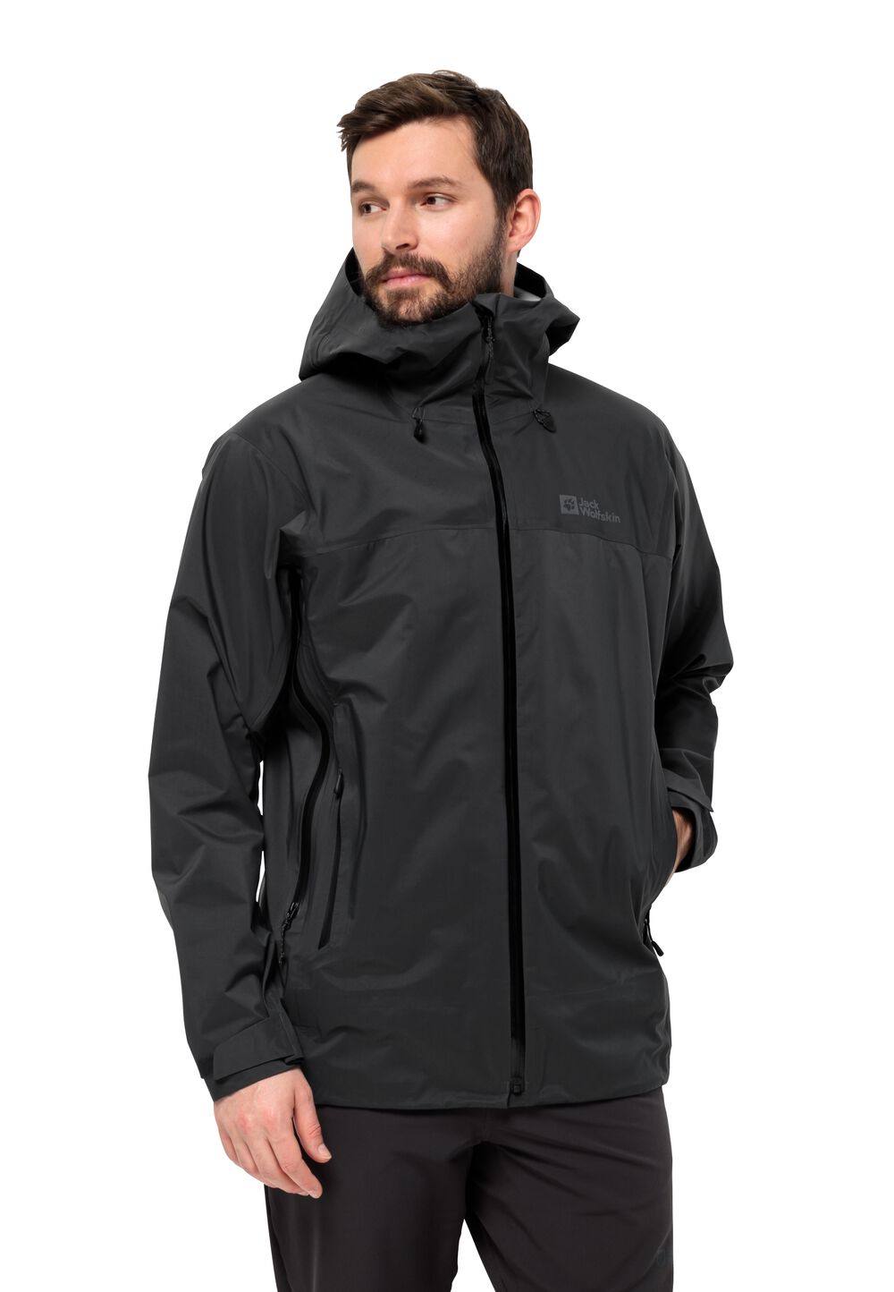 Jack Wolfskin Hardshell-Regenjacke Herren Cyrox 3L Jacket Men L phantom phantom von Jack Wolfskin