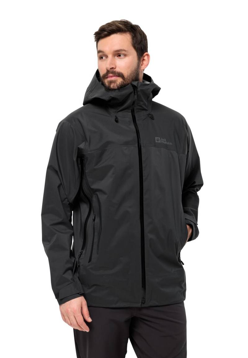 Jack Wolfskin Hardshell-Regenjacke Herren Cyrox 3L Jacket Men L phantom Phantom von Jack Wolfskin