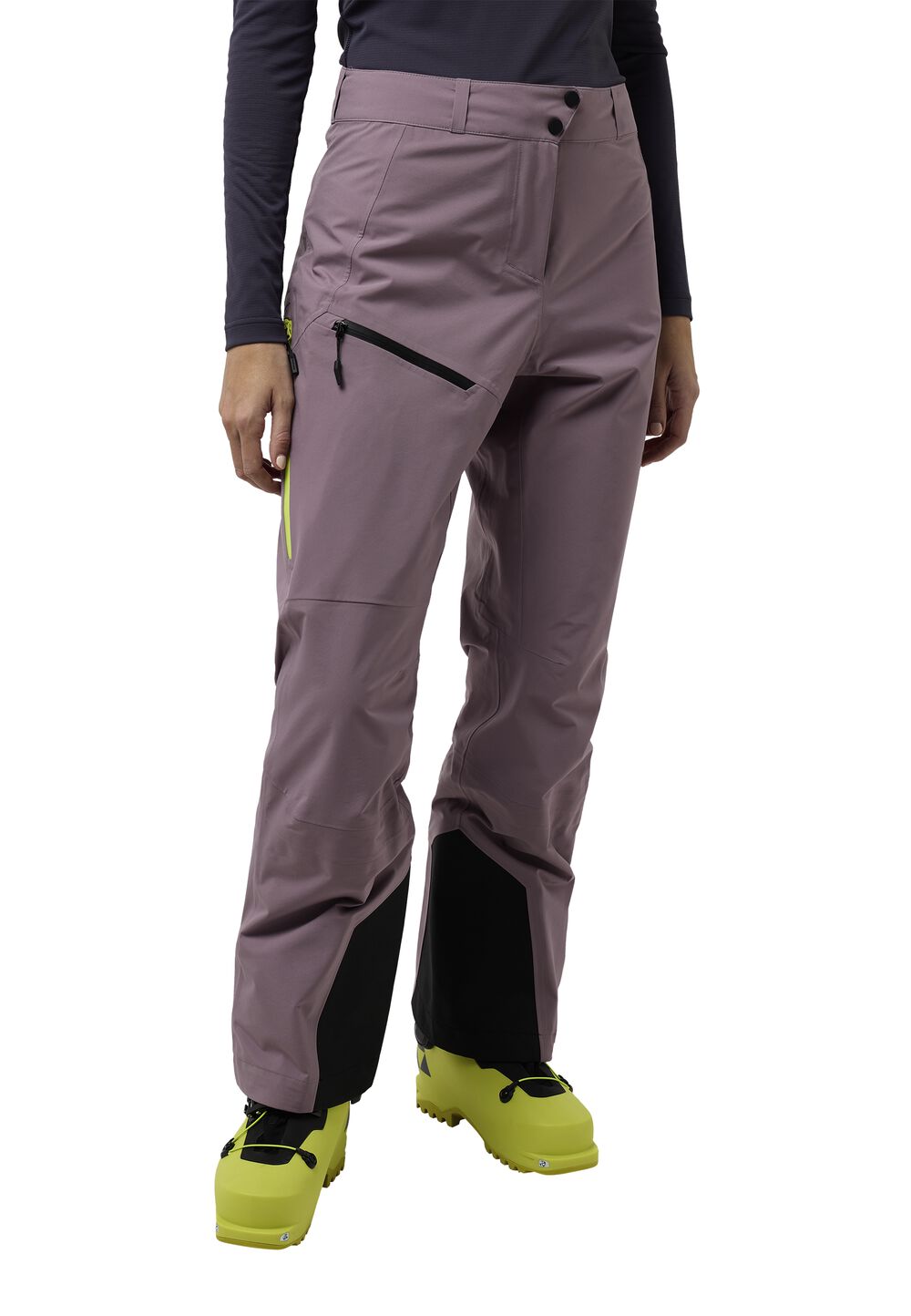 Jack Wolfskin Hardshell Skihose mit RECCO® Ortungssystem Damen Alpspitze Tour 3L Pants Women 34 wild blossom wild blossom von Jack Wolfskin