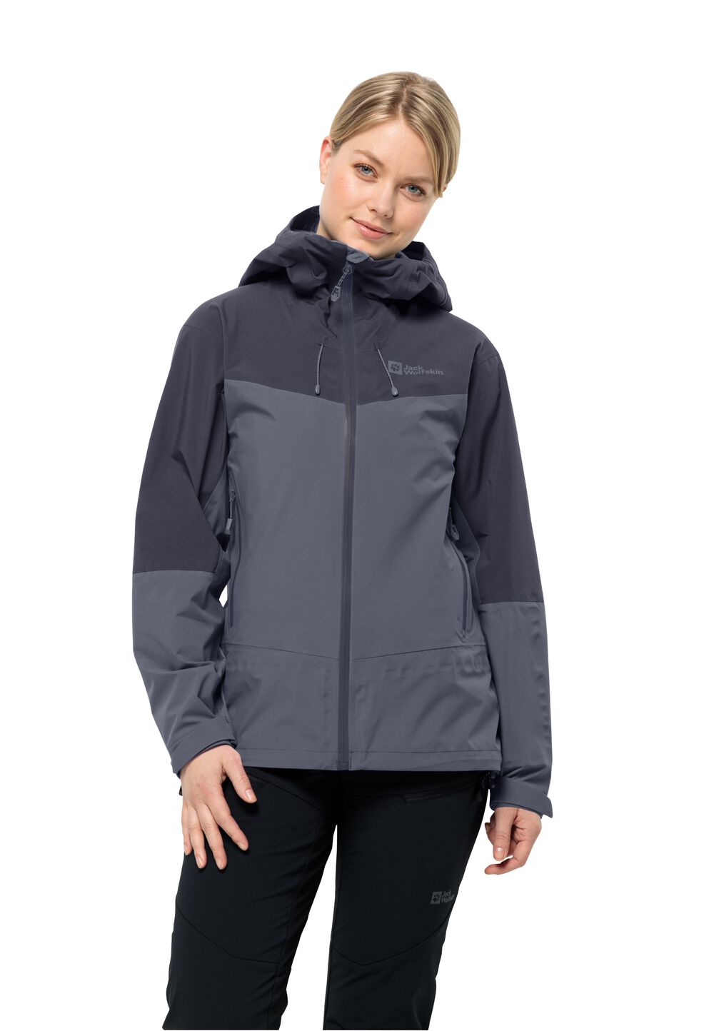 Jack Wolfskin Hardshell Skitouren-Jacke Damen Alpspitze Tour 3L Jacket Women M dolphin dolphin von Jack Wolfskin