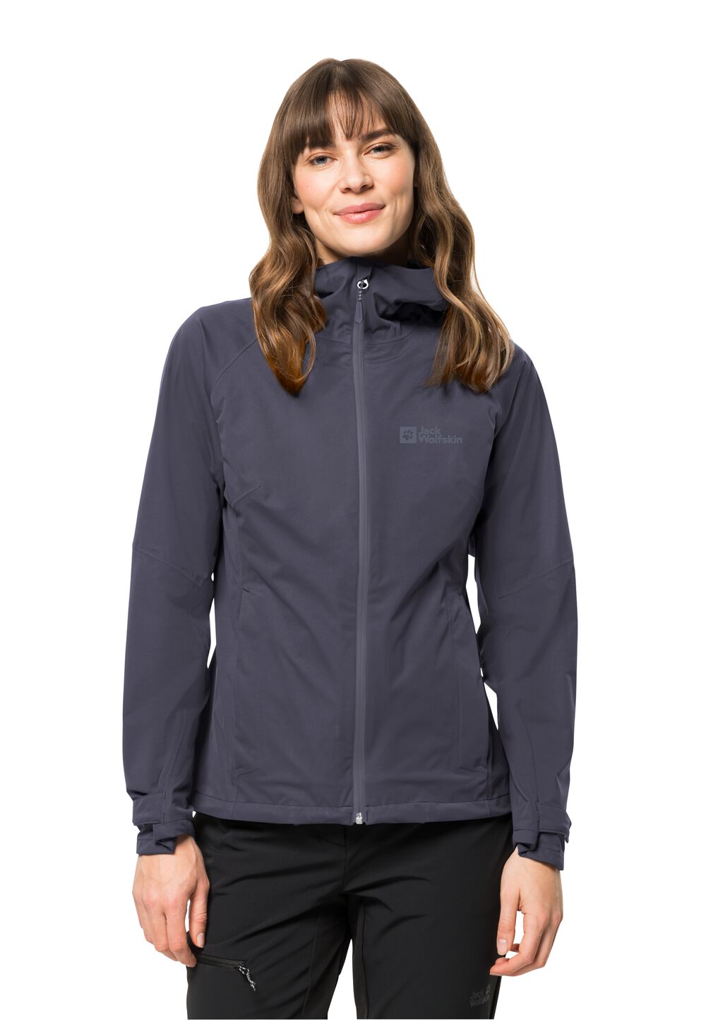 Jack Wolfskin Regenjacke Damen Highest Peak Jacket Women L graphite graphite von Jack Wolfskin