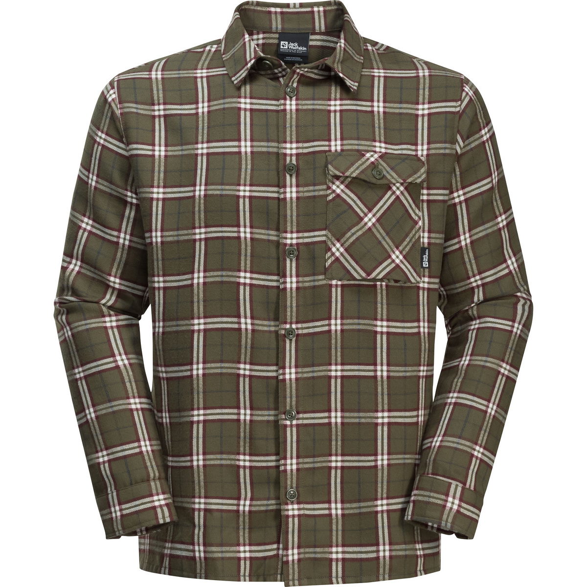 Jack Wolfskin Herren Morgenluft Hemd Jack Wolfskin Herren Morgenluft Hemd von Jack Wolfskin