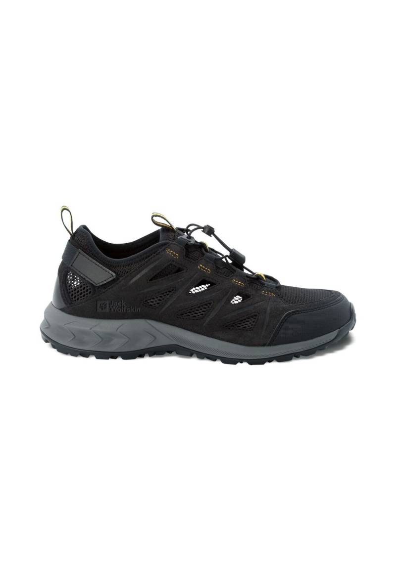 Jack Wolfskin Herren Wanderschuhe Woodland 2 Hybrid Low Men 39.5 schwarz phantom / burly yellow XT von Jack Wolfskin